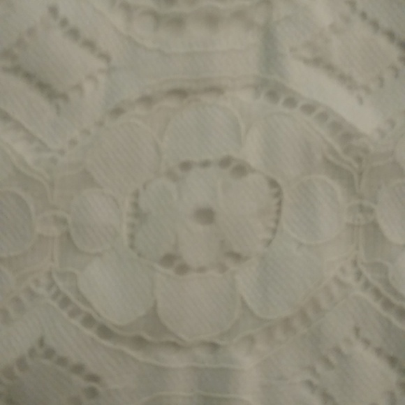 RN STUDIO LACE, ON OR OFF SHOULDER, SCALLOP HEM & RUFFLE TOP DRESS - Picture 4 of 11